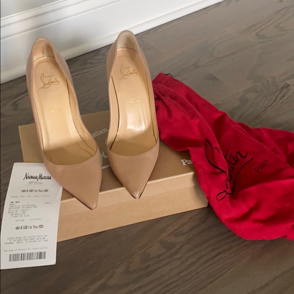 PO Christian Louboutin apostrophy pump 100…